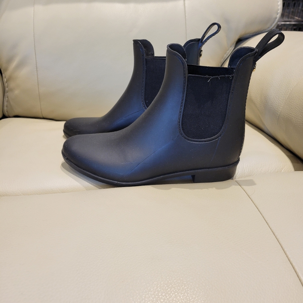 Sam Edelman Tinsley Black Rubber Rain Boots